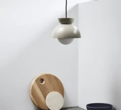 Suspension, Butterfly, gris chaud mat, Ø21cm, H18cm - Frandsen