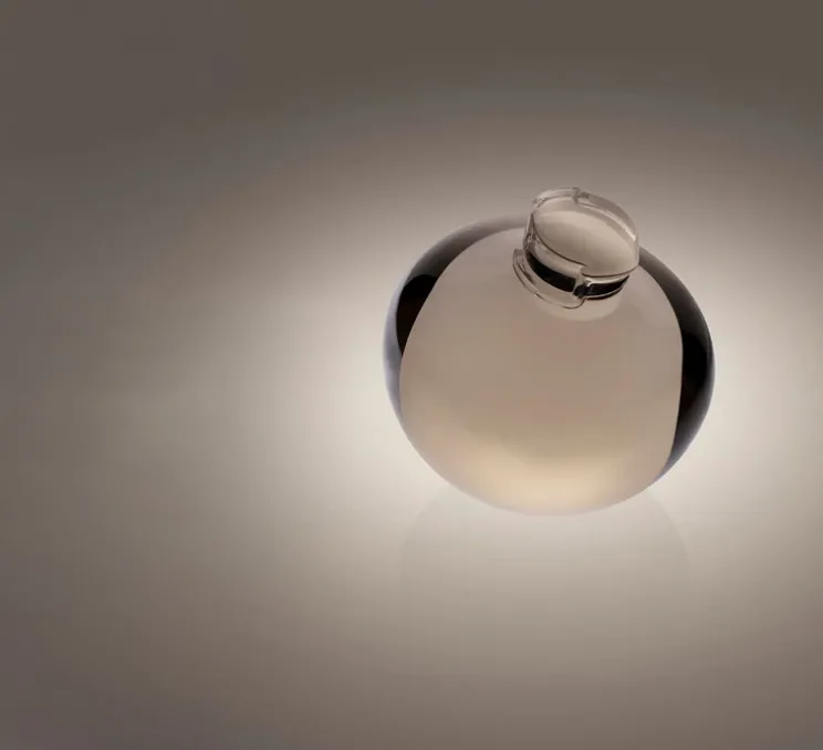 Suspension, Caboche Plus Piccola, gris, LED, 2700K, 1000lm, Ø31cm, H20cm - Foscarini