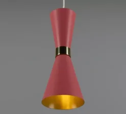 Suspension, Cairo, rose antique, Ø14cm, H34cm - Mullan Lighting