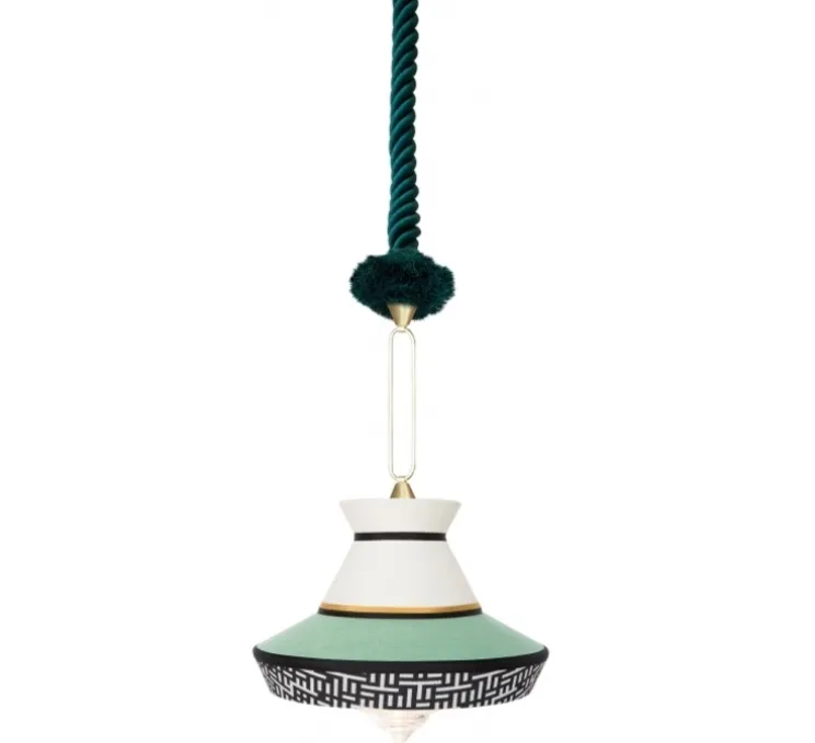 Suspension, Calypso SO GUADALOUPE, menthe, Ø36cm, H63cm - Contardi