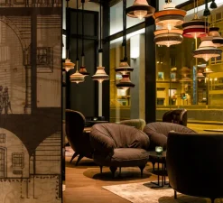 Suspension, Calypso SO GUADALOUPE, menthe, Ø36cm, H63cm - Contardi