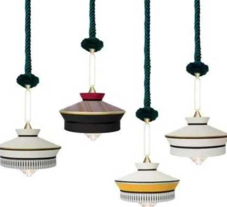 Suspension, Calypso SO MARTINIQUE, blanc "building", Ø39cm, H63cm - Contardi