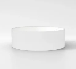 Suspension, Cambria, structure nickel mat, abat-jour blanc, Ø60cm, H20cm - Astro