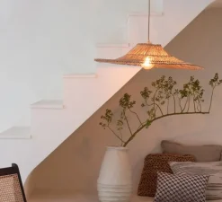 Suspension, Cancun L, naturel, Ø70cm, H16cm - Good&Mojo