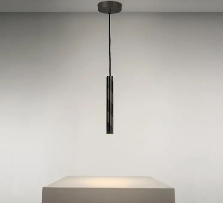Suspension, Candy V30, graphite satiné, LED, dim, 2700K, 331 lm, Ø3,6cm, H30cm - CVL