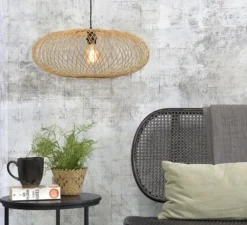 Suspension, Cango, naturel, Ø60cm, H25cm - Good&Mojo