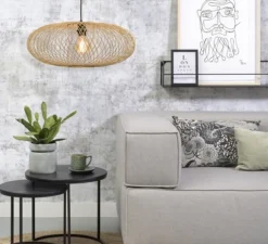 Suspension, Cango, naturel, Ø60cm, H25cm - Good&Mojo