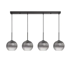 Suspension, Canica 4L, verre fumé, L80cm, H45cm - MDC