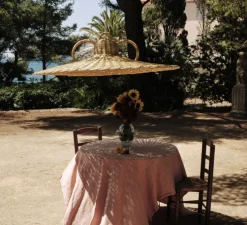 Suspension, Capeo Le Grand, osier tressé, Ø160cm, H40cm - Margaux Keller Collections