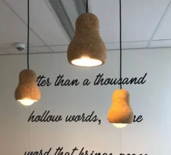 Suspension, Captain Cork S, liège, Ø14,5cm, H19cm - Dark