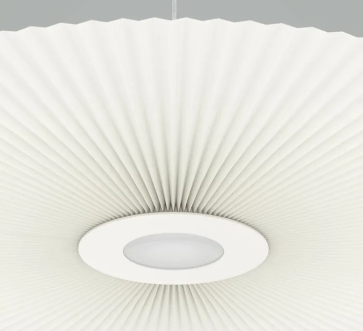 Suspension, Carmen Large, blanc, DIM, LED, 700lm, Ø120cm, H3,5cm - HARTÔ