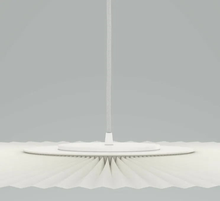 Suspension, Carmen Large, blanc, DIM, LED, 700lm, Ø120cm, H3,5cm - HARTÔ