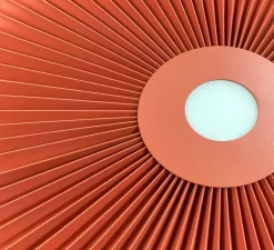 Suspension, Carmen M 90cm, série limitée NEDGIS X HARTO, terracotta, LED, dim, 2700K, 985 lm, Ø90cm, H3,2cm - Hartô