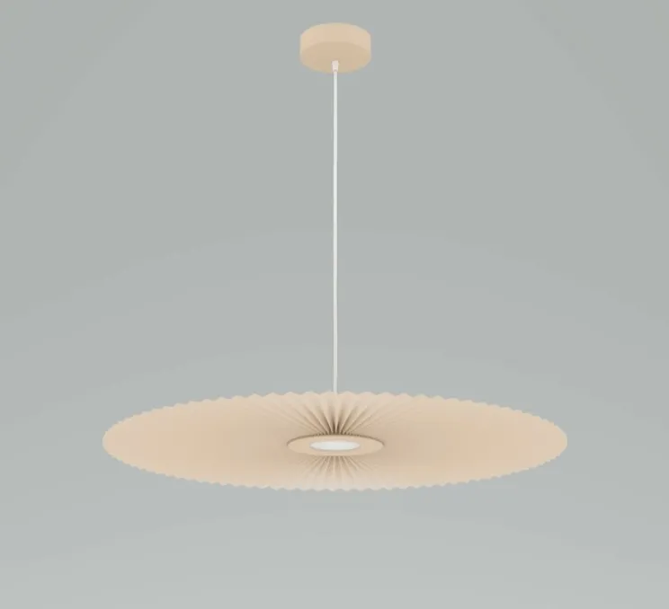 Suspension, Carmen Medium, sable doré, DIM, LED, 2700K, 700lm, Ø90cm, H3,5cm - HARTÔ
