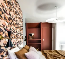 Suspension, Carmen Medium, blanc, DIM, LED, 2700K, 700lm, Ø90cm, H3,5cm - HARTÔ