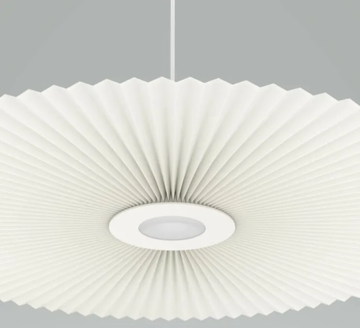 Suspension, Carmen Medium, blanc, DIM, LED, 2700K, 700lm, Ø90cm, H3,5cm - HARTÔ