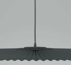Suspension, Carmen Medium, gris ardoise, DIM, LED, 2700K, 700lm, Ø90cm, H3,5cm - HARTÔ