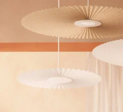 Suspension, Carmen small, blanc, DIM, LED, 2700K, 700lm, Ø50cm, H3,5cm - Hartô