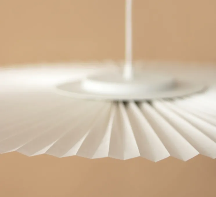 Suspension, Carmen small, blanc, DIM, LED, 2700K, 700lm, Ø50cm, H3,5cm - Hartô