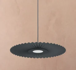 Suspension, Carmen small, gris ardoise, DIM, LED, 2700K, 700lm, Ø50cm, H3,5cm - Hartô
