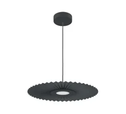 Suspension, Carmen small, gris ardoise, DIM, LED, 2700K, 700lm, Ø50cm, H3,5cm - Hartô