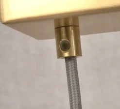 Suspension, Carrara, Finition Marbre blanc, laiton, L105cm, H20cm - It's about Romi