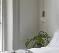 Suspension, Case Clear Bulb, Charcoal, dim, 2300K, H22,4cm - Vitamin