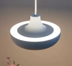 Suspension, Cassini mini, blanc, LED, dim, 3000K, 320 lm, Ø20cm, H11cm - Umage
