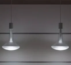 Suspension, Cathode 1, blanc mat, LED, on/off, 2700k, 286 lm, Ø22cm, H32cm - Davide Groppi