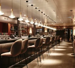 Suspension, Cathode 1, laiton brossé, LED, on/off, 2700k, 286 lm, Ø22cm, H32cm - Davide Groppi