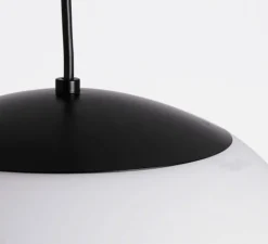 Suspension, ceilinglamp.169.b, noir mat, IP40, Ø32cm, H41,5cm - Zangra