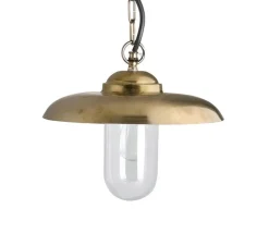 Suspension, Ceilinglamp.o.089.go, laiton, IP44, Ø29cm, H25cm - Zangra