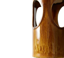 Suspension, Ceramic, bois de rose, Ø11cm, H39,5cm - HK Living