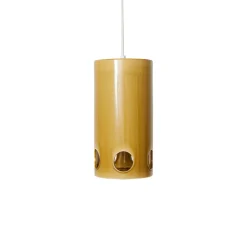 Suspension, Ceramic, moutarde, Ø15cm, H29,5cm - HK Living