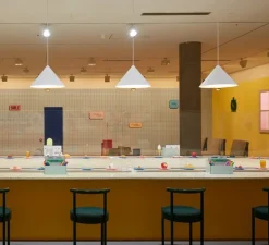 Suspension, Cherry, Grand, blanc, LED, dim, 3000K, 1040 lm, Ø50cm, H37,5cm - Petite Friture