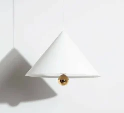 Suspension, Cherry, Grand, blanc, LED, dim, 3000K, 1040 lm, Ø50cm, H37,5cm - Petite Friture