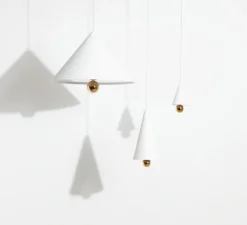 Suspension, Cherry, Mini XS, blanc, LED, dim, 3000K, 1040 lm, Ø9,3cm, H17cm - Petite Friture