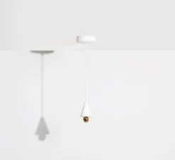 Suspension, Cherry, Mini XS, blanc, LED, dim, 3000K, 1040 lm, Ø9,3cm, H17cm - Petite Friture