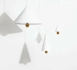 Suspension, Cherry, Petit, blanc, LED, dim, 3000K, 1040 lm, Ø16cm, H37,5cm - Petite Friture