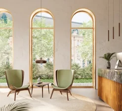 Suspension, Chimes Tall, chêne sombre, Ø3,4cm, H44cm - Umage