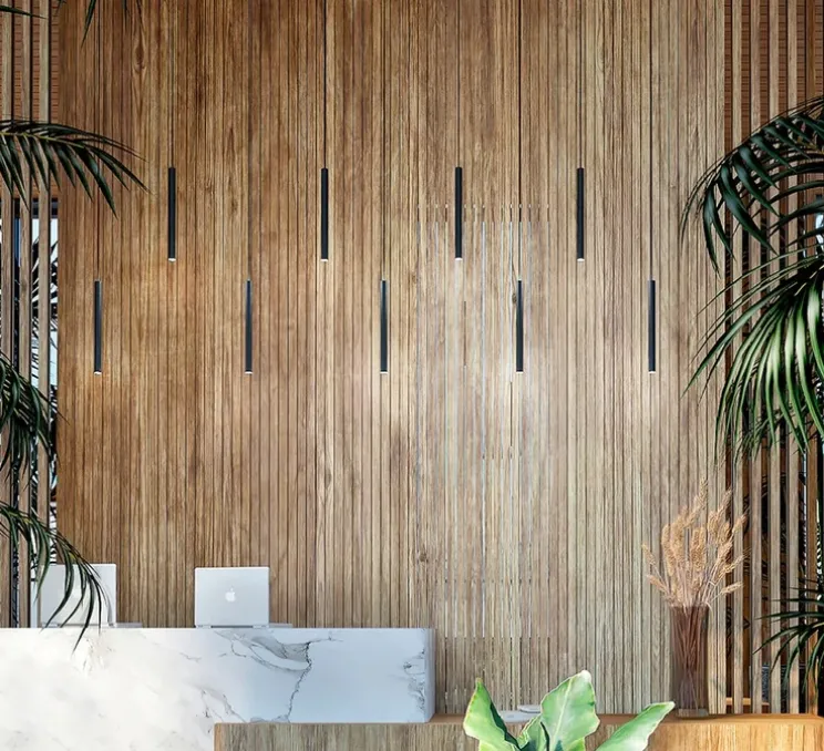 Suspension, Chimes Tall, noir, Ø3,4cm, H44cm - Umage