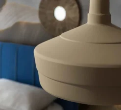 Suspension, Churuata, marron argile, Ø36cm, H26cm - Ferroluce