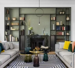 Suspension, Circle, gris foncé mat, Ø30cm, H62cm - Northern