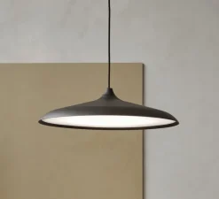 Suspension, Circular, noir, LED, dim, 2700/4000k, 800lm, Ø55cm, H13,8cm - Audo Copenhagen