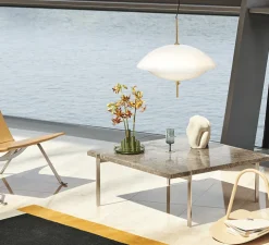 Suspension, Clam, blanc, Ø44cm, H52,2cm - Fritz Hansen