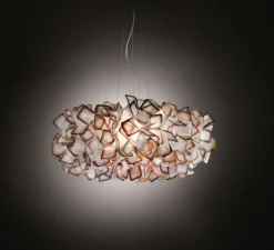 Suspension, Clizia, orange, Ø78cm, H28cm - Slamp