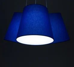 Suspension, Cluster, bleu, H30cm - Fraumaier