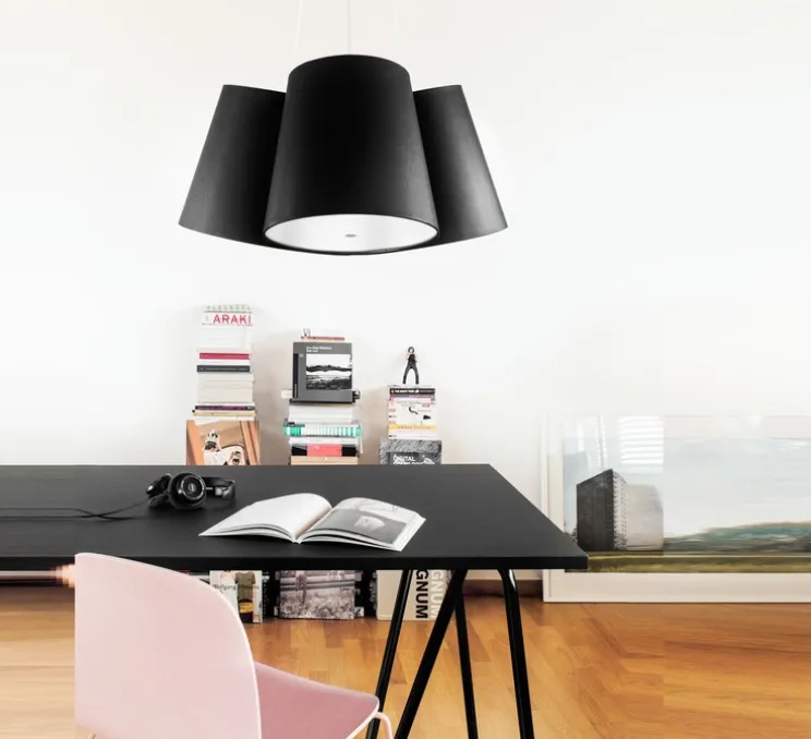 Suspension, Cluster, noir, H30cm - Fraumaier