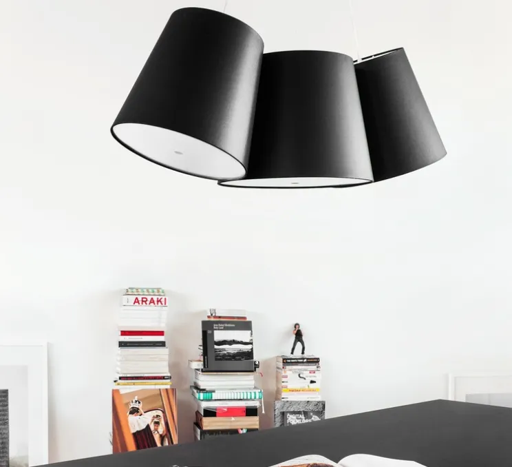 Suspension, Cluster, noir, H30cm - Fraumaier