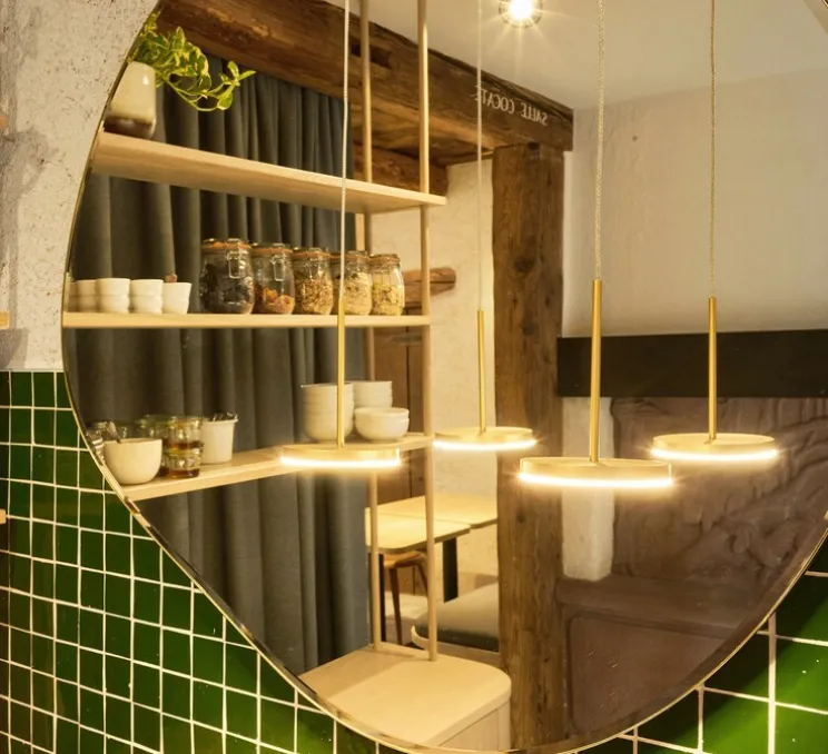 Suspension, Collect Lighting, high, abat-jour Angle, noir, Ø58cm, H10,5cm - Ferm Living